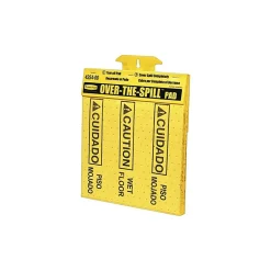 Sorbents & Spill Control<Rubbermaid "Over-The-Spill" Pad Tablet, 17" x 14", Yellow, 25/Pack (FG425400YEL)