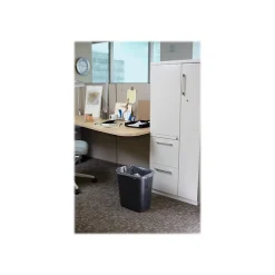 Rubbermaid Plastic Trash Can, 7 Gallon, Black (295600BK)