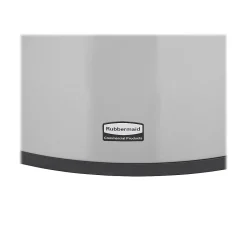 Rubbermaid Refine Stainless Steel Indoor Trash Can with Open Lid, 21 Gallon, Silver (2147582)