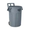Rubbermaid Resin Indoor/Outdoor Trash Can, 32 Gallon, Gray (RCP2179403)
