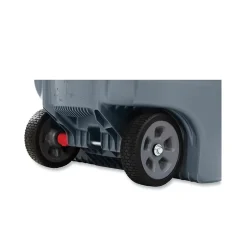 Rubbermaid Resin Indoor/Outdoor Trash Can, 32 Gallon, Gray (RCP2179403)