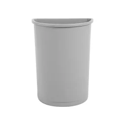Rubbermaid Untouchable Indoor, Outdoor Trash Can w/ no Lid, Gray Polyethylene, 21 Gal. (FG352000GRAY)