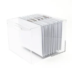 Russell+Hazel Acrylic File Box Bundle, Letter Size, Clear (57948) Online