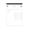 Russell+Hazel Drafter's Tablet Notepad, 6.38" x 8.88", Black/White, 100 Sheets/Pad (40441) Best