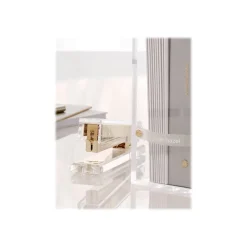 Russell+Hazel Fashion Stapler, 20-Sheet Capacity, Gold/Clear, Each (81704R)