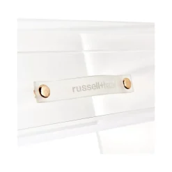 Russell+Hazel Monitor Stand with Drawer, Clear/Gold (98149)* Monitor Mounts & Stands