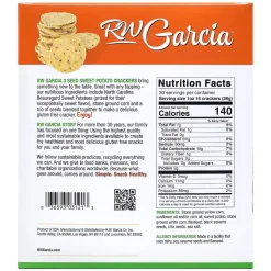 Crackers<RW Garcia Gluten Free Sweet Potato Crackers, 30 oz (220-02002)