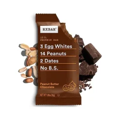 Snacks & Granola Bars<RX Bar Gluten-Free Peanut Butter Chocolate Protein Bar, 1.83 oz., Dozen (691519/RXF010)