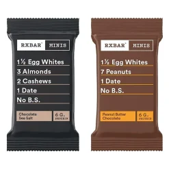 Snacks & Granola Bars<RX Bar Minis Protein Bars, Chocolate Sea Salt/Peanut Butter Chocolate, 0.9 oz., 8 Bars/Box (19390800190)