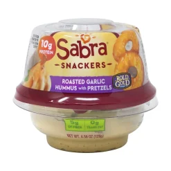 Pretzels<Sabra Classic Hummus with Pretzels, 4.56 Oz., 6/Pack (30080)