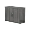 Clearance 29 1/2"H Aberdeen Storage Cabinet, Gray Steel (ASCLGS) Storage Cabinets