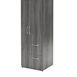 Aberdeen 24'' Personal Storage Tower, Gray Steel (APSTLGS) Storage Cabinets