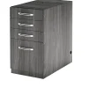 Best Aberdeen Credenza Pedestal, Pencil/Box/Box/File, 20"D, Gray Steel (APBBF20LGS) File Cabinets