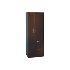 Best Aberdeen™ Personal Storage Tower, Mocha, 68 3/4"H x 24"W x 24"D Storage Cabinets