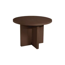 Aberdeen Round Table, Mocha, 29 1/2"H x 42" Diameter (ACTR42LDC) Conference Room Tables