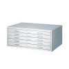 Online ® Facil Steel Small Flat File, Light Gray File Cabinets
