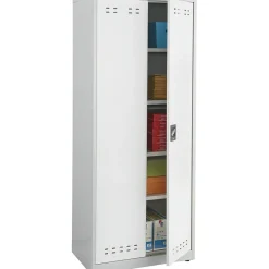 New 72"H Steel Storage Cabinet, Gray Storage Cabinets