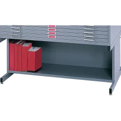 Sale High Base Flat File Cabinet; Gray (4977GR) File Cabinets