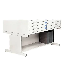 Clearance ® High Base For 4998 Flat File, White File Cabinets