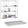 Hot Industrial Extra 2-Shelf Wire Mounted, 48.03", Metallic Gray (5296GR) Shelving