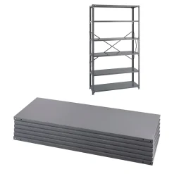 Outlet Industrial Metal Stand Alone, 48.03", Gray (6253) Shelving