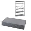 Hot Industrial Metal Stand Alone, 48", Dark Gray (6255) Shelving