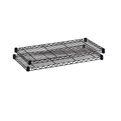 Sale Industrial 2-Shelf Metal Extra Shelf, 36", Black (5287BL) Shelving