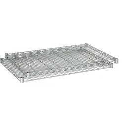 Industrial 2-Shelf Metal Extra Shelf Pack, 36", Metallic Gray (5287GR) Shelving