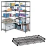 Online Industrial 2-Shelf Metal Extra Shelf, 48.03", Black (5296BL) Shelving