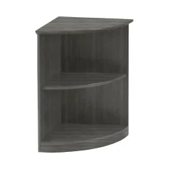 New Medina Bookcase 2 Shelf 29 1/2"H, Gray Steel (MVBQ2LGS) Bookcases