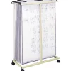 New Mobile Vertical File Stand, Mobile/Pedestal, Tropic Sand (5059) File Cabinets