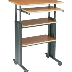 Discount Muv Stand-up 30" Workstation Desk, Medium Oak (1929MO) Office Desks