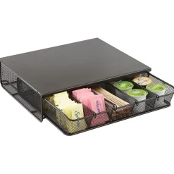 Coffee Organizers<Safco ® One Drawer Hospitality Organizer, 5-Compartments, Black (3274BL)