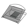 Safco Onyx 12.25"W x 12.25"D Steel Mesh Laptop Stand, Black (2161BL)