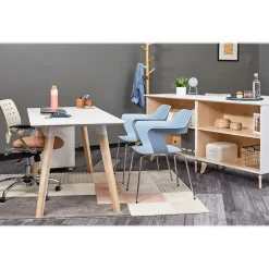 Sale Resi 60" Table Desk, Maple/White (RESDES3060) Office Desks