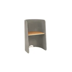 Clearance Roam Touchdown Study Carrel, Dark Gray (1958DG) Shelving