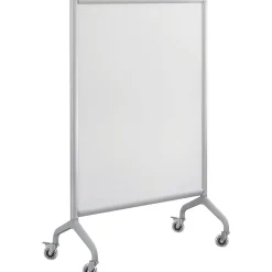 Online Rumba Screen Mobile Whiteboard, Aluminum Frame, 36" x 54" (2014WBS) Dry Erase