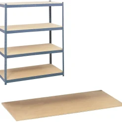 Clearance Shelves for Archival Shelving , 69", Wood, 4/Pack (5261) Shelving