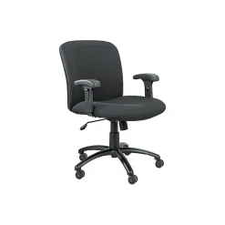 Uber Fabric Computer and Desk Chair, Black (3491BL) Office Chairs
