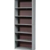 Online ValueMate Economy 6-Shelf 80"H Steel Bookcase, Gray (7174GR) Bookcases