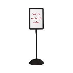 Hot Write Way Plastic Dry-Erase Whiteboard, Less than 2' x 2' (4117BL) Dry Erase