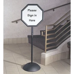 Outlet WriteWay Dry-Erase Paint Mobile Whiteboard, Black Frame, 1.88' x 5.42' (4118BL) Dry Erase