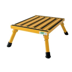 Ladders & Step Stools<Safety Step Large Folding Aluminum Step, 100lb. (F-08C-Y)