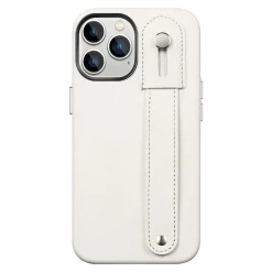 Cell Phone Cases<SaharaCase FingerGrip MagSafe Phone Case for iPhone 15 Pro Max, Shock Absorbing, White (CP00479)