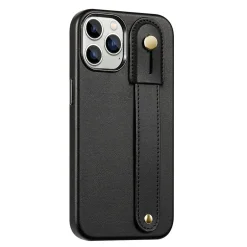 Cell Phone Cases<SaharaCase FingerGrip MagSafe Phone Case for iPhone 15 Pro, Shock Absorbing, Black (CP00465)