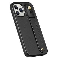 Cell Phone Cases<SaharaCase FingerGrip MagSafe Phone Case for iPhone 15 Pro, Shock Absorbing, Black (CP00465)