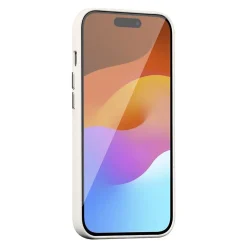 Cell Phone Cases<SaharaCase FingerGrip MagSafe Phone Case for iPhone 15, Shock Absorbing, White (CP00444)