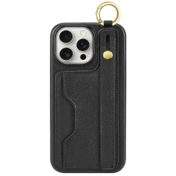 Cell Phone Cases<SaharaCase FingerGrip MagSafe Phone Case for iPhone 15 Pro Max, Shock Absorbing, Black (CP00484)