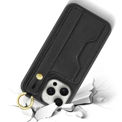 Cell Phone Cases<SaharaCase FingerGrip MagSafe Phone Case for iPhone 15 Pro Max, Shock Absorbing, Black (CP00484)