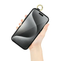 Cell Phone Cases<SaharaCase FingerGrip MagSafe Phone Case for iPhone 15 Pro Max, Shock Absorbing, Black (CP00484)